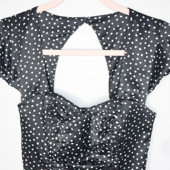 Guess Black and White Polka Dot Dress - Picture 2 of 5